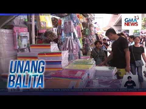 Presyo ng ilang supplies sa Divisoria at Baclaran, mas mura ngayong taon... | Unang Hirit thumbnail