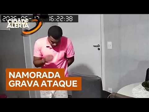 Mulher instala câmera em apartamento e grava ataque do namorado em São Bernardo do Campo (SP) thumbnail