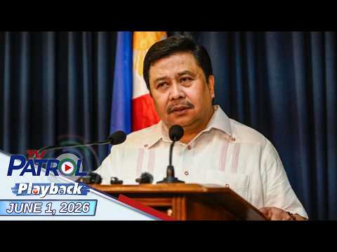 TV Patrol Playback | June 1, 2026 thumbnail