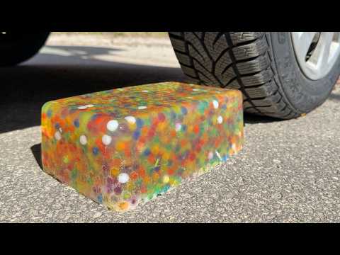 ORBEEZ COCA COLA BALLOON VS CAR, Coca Cola Zero, PowerAde, Fanta, Sprite, Fruko and Mentos Diff Unde thumbnail