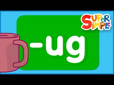 Learn The Alphabet - Word Family "ug" | Turn & Learn ABCs | Preschool Learning thumbnail