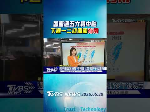 天氣/薔蜜週五六轉中颱 下週一二迎風面有雨｜氣象主播 吳姝叡｜午間氣象｜TVBS新聞20260528 @TVBSNEWS01 thumbnail