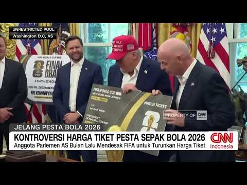 Trump Puji Penjualan Tiket Piala Dunia 2026, Harga Tiket Disorot thumbnail