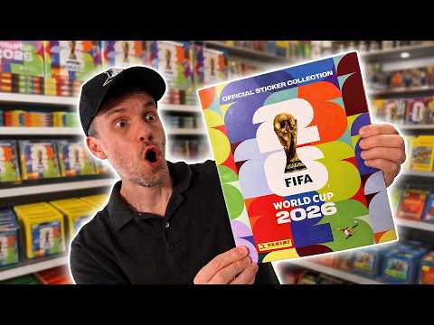 Álbum de Figurinhas da Copa chegou na Espanha! FIFA Panini 2026 thumbnail