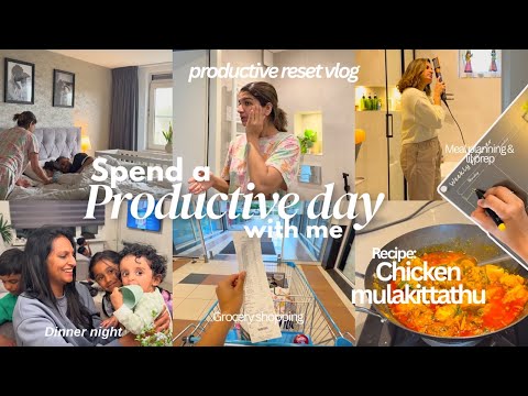 Spend a productive day with me  | Getting back on track | chicken mulakittathu recipe  thumbnail