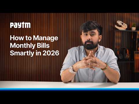 How to Manage Monthly Bills Smartly in 2026 📲 | Pay Bills Automatically with Paytm | PaytmKaro thumbnail