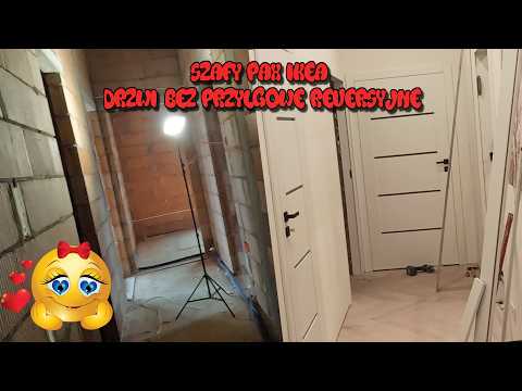 Szafy PAX Ikea i Drzwi Bez Przylgowe Reversyjne Nie Dołączyli Kołków Do Futryn !! Home Koncept 58 thumbnail
