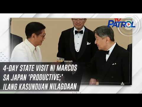 4-day state visit ni Marcos sa Japan 'productive;' ilang kasunduan nilagdaan | TV Patrol thumbnail