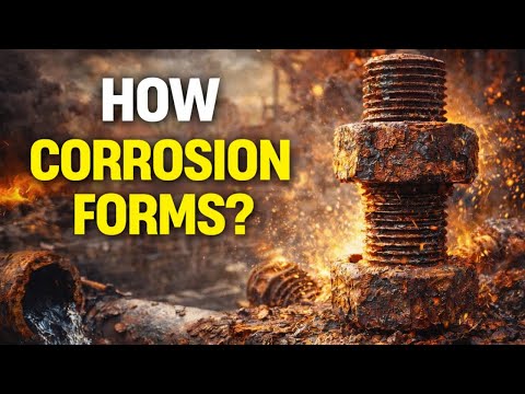 How Corrosion Forms – Causes of Metal Corrosion, Rust, Electrochemical Corrosion and Protection thumbnail