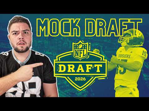 SIMULANDO O DRAFT 2026 DA NFL! DOIS QUARTERBACKS NA 1ª RODADA! thumbnail