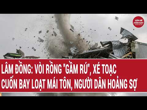 Thời sự toàn cảnh: Lâm Đồng:Vòi rồng "gầm rú", xé toạc cuốn bay loạt mái tôn, người dân hoảng sợ thumbnail