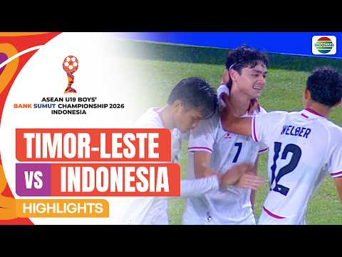 Timor-Leste vs Indonesia - Highlight | Asean Boys Championship U19 2026 thumbnail