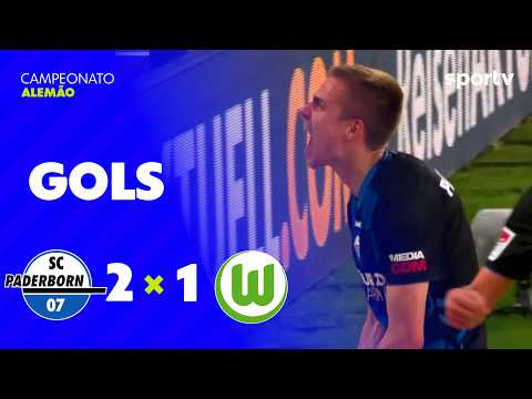 PADERBORN 2 X 1 WOLFSBURG | GOLS | CAMPEONATO ALEMÃO 2025/26 | sportv thumbnail