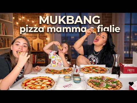 MUKBANG PIZZA MAMMA E FIGLIE * problemi a scuola, verità di famiglia e tanto altro * chiara paradisi thumbnail