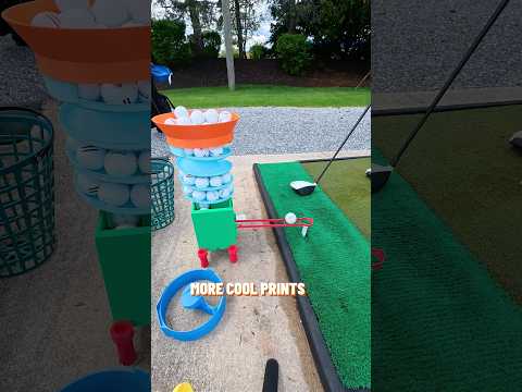 GOLF BALL DISPENSER PT. 2 - DRIVING RANGE ESSENTIALS #golf #drivingrange #golfswing #shortgame #putt thumbnail