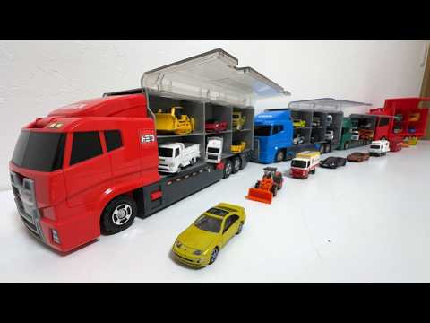 We will be putting 46 mini cars (Tomica) into 4 convoy trucks! thumbnail