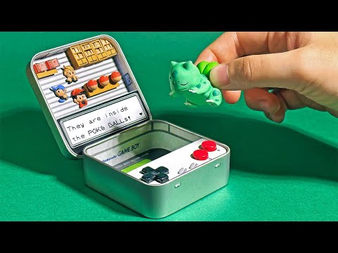 I made Retro Pokémon Game Box - Clay ASMR thumbnail
