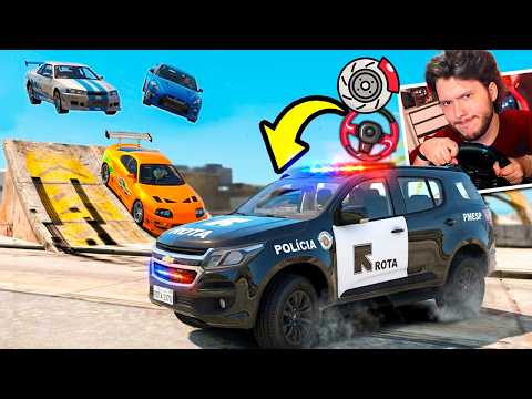 Prendendo BANDIDOS com VOLANTE, GASOLINA e FREIO de AVIÃO!! (GTA 5 RP) thumbnail