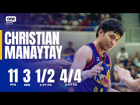 Manaytay STEPS UP WITH 11 PTS 💪 for Rain or Shine vs Brgy Ginebra | PBA SEASON 50 COMMISSIONER’S CUP thumbnail