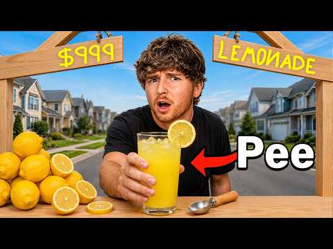 I Opened A LEMONADE STAND, but it's PEE.. thumbnail