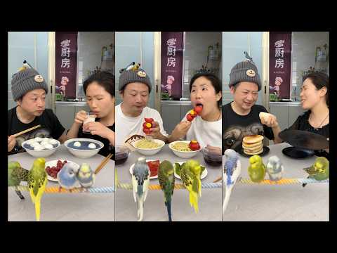 餐桌趣事🦜🐧🐥😘🥰美食美味 thumbnail
