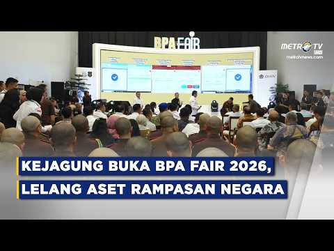 BREAKING NEWS - KEJAGUNG BUKA BPA FAIR 2026, LELANG ASET PERAMPASAN NEGARA thumbnail
