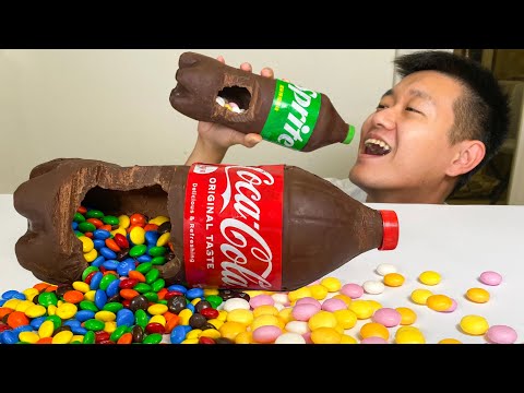 如何製作巧克力可樂瓶！How to Make  Chocolate Coca Cola Bottle! thumbnail
