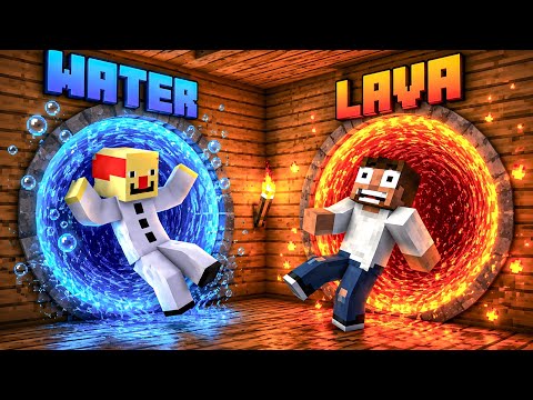 Minecraft, Elenental Choose A Right Tunnel Battle || Minecraft Mods || Minecraft gameplay  thumbnail