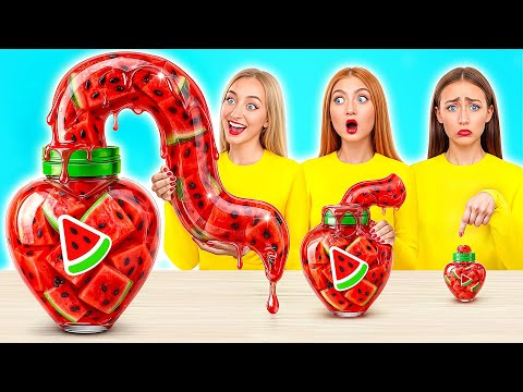 Desafío Placa Grande, Mediana y Pequeña | Desafíos Alimentarios Increíbles por Multi DO Challenge thumbnail