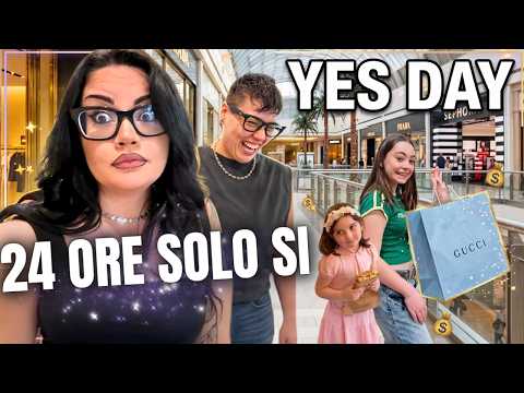24 ORE DICENDO SEMPRE SI ALLE MIE FIGLIE *YES DAY PAZZESCO CON LARA E ZOE* |chiara paradisi thumbnail