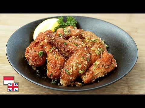 Praktis TANPA Digoreng! Resep GARLIC BUTTER CHICKEN WINGS [Gurih Lezat] thumbnail