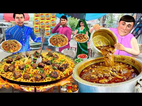 ₹1100 की Bakre Ke Nakhre Wali Mutton Maggi Street Food | Hindi Kahaniya thumbnail