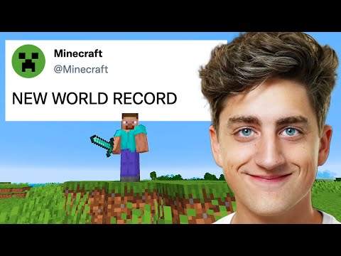 I Faked a Minecraft Speedrun thumbnail