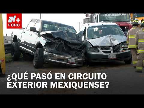 Aparatoso Accidente colapsa el Circuito Exterior Mexiquense thumbnail