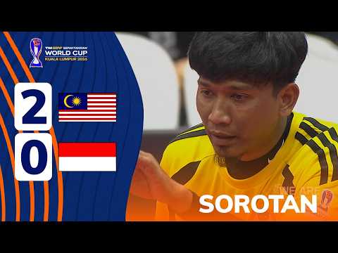 Sorotan: Malaysia 2 - 0 Indonesia | Berkumpulan | Perlawanan 1 | TM ISTAF Sepaktakraw World Cup 2026 thumbnail