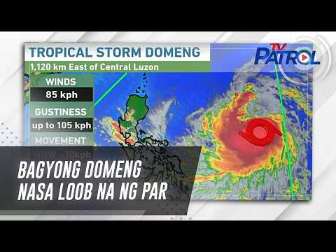 Bagyong Domeng nasa loob na ng PAR | TV Patrol thumbnail