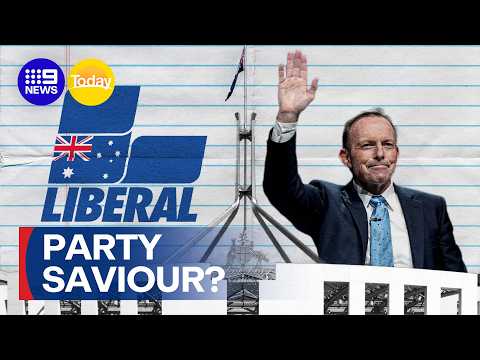 Tony Abbott elected next Liberal Party president and touted the party's saviour | 9 News Australia thumbnail