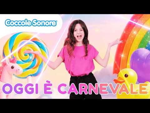 Oggi è Carnevale 🎭 Canta con Francy! Canzone di Carnevale per Bambini | Coccole Sonore thumbnail