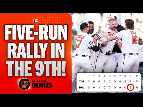 FULL COMEBACK: Pete Alonso caps off Orioles' FIVE-RUN rally in the 9th with a walk-off hit 🐻‍❄️🔥 thumbnail