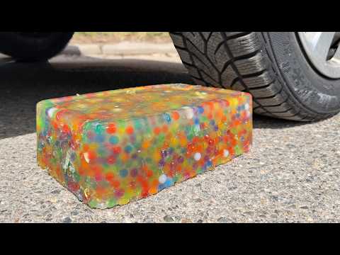 ORBEEZ COCA COLA BALLOON VS CAR, Coca Cola Zero, PowerAde, Fanta, Sprite, Fruko and Mentos Diff Unde thumbnail