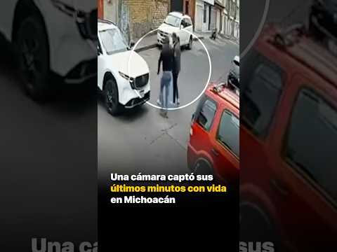 Una cámara captó sus últimos minutos con vida en Michoacán. @KrystianVazquez thumbnail