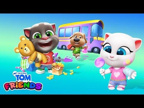 Bus Trip CHAOS 🚌💥 My Talking Tom Friends Update Gameplay thumbnail