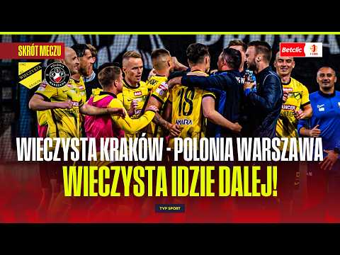 SKRÓT: WIECZYSTA KRAKÓW - POLONIA WARSZAWA. ZROBILI TO W "10"! BETCLIC 1 LIGA thumbnail