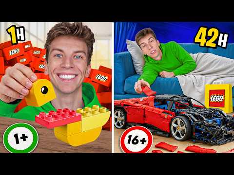 SKŁADAM WSZYSTKIE POZIOMY TRUDNOŚCI LEGO ZANIM ZASNĘ! thumbnail