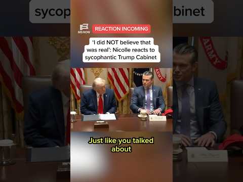 'I did NOT believe that was real': Nicolle reacts to sycophantic Trump Cabinet thumbnail