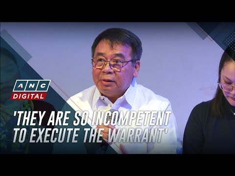 Colmenares: Gov't failure to arrest Bato signals incompetence or special treatment | ABS thumbnail