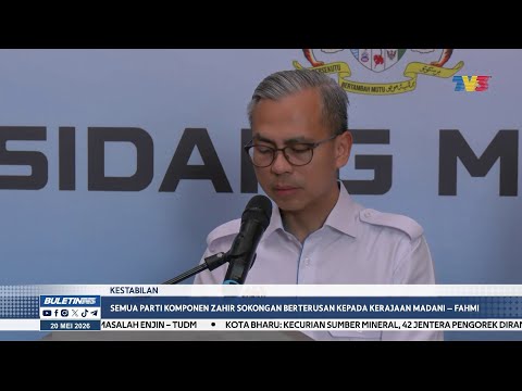 KESTABILAN | Semua Parti Komponen Zahir Sokongan Berterusan Kepada Kerajaan MADANI – Fahmi (BU) thumbnail