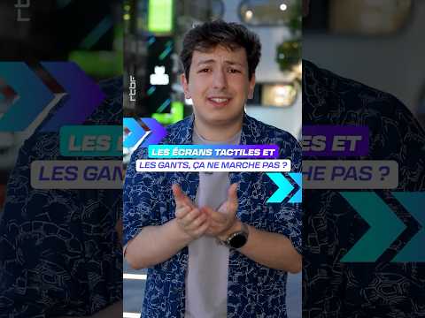 ⁉️ Pourquoi ton écran tactile refuse de marcher avec des gants ? On t’explique 🧤 #tech thumbnail