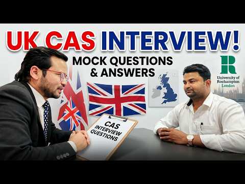 REAL UK CAS Interview Mock | Roehampton London Pre-CAS Questions & Answers ?? Role Play Actors thumbnail