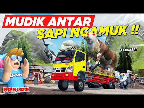 MUDIK LEBARAN ANTAR SAPI RAKSASA NGAMUK KE DESA KAKEK TRUK VIRAL !! RDID ROLEPLAY FILM - Roblox thumbnail
